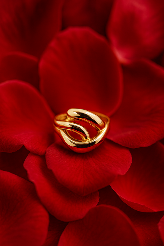 Anillo Nudo de Amor 14k