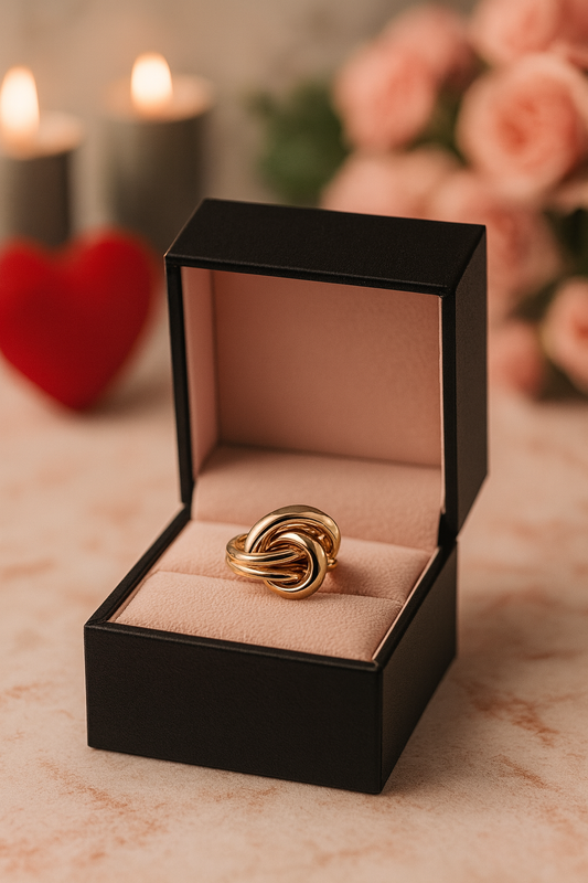 Anillo Nudo de Amor 14k