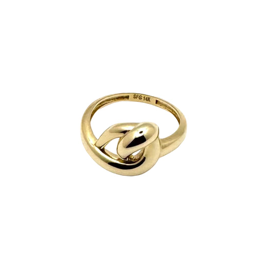 Anillo Nudo de Amor 14k